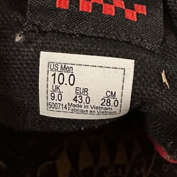 Vans~SpongeBob "Skate Old Skool" Sneakers (Gigliotti)Classic Skate Shoes Size 10 - Picture 14 of 14